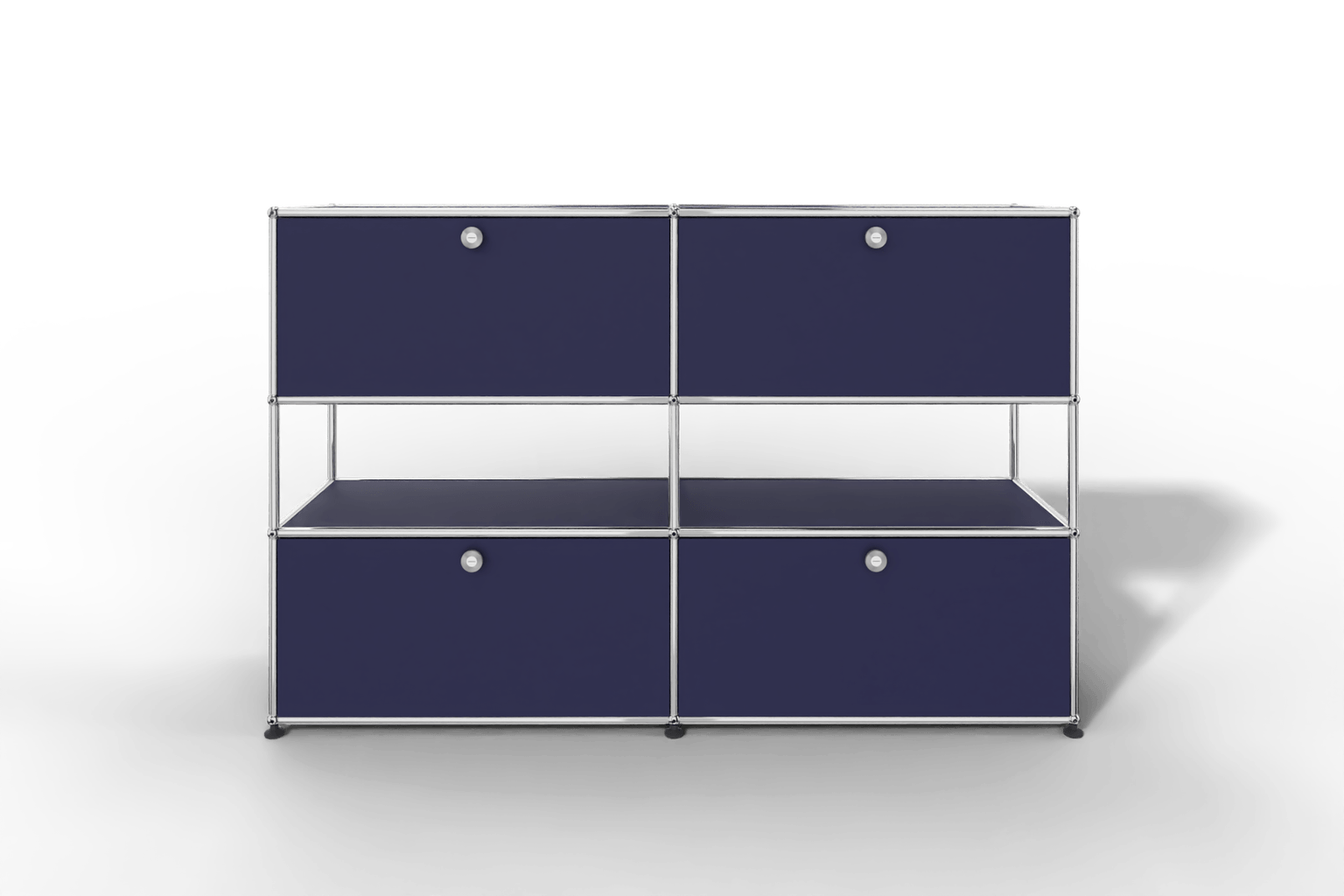 USM Haller Highboard mit 4 Klapptüren und offener Ebene Produktbild