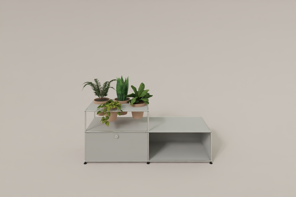 USM Haller Lowboard mit Pflanzeneinlage Produktbild