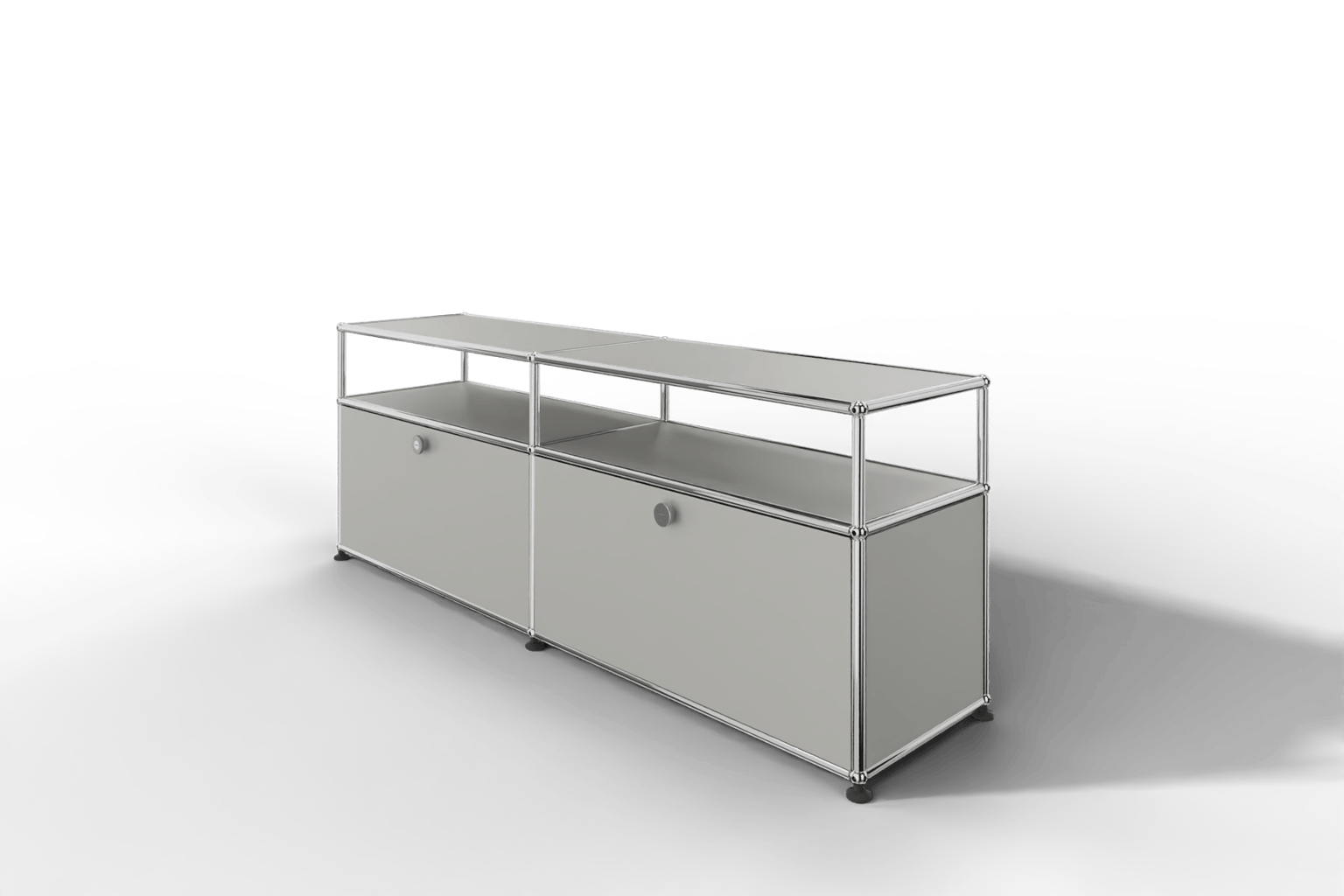 USM Haller Lowboard, mit 2 Klapptüren, von Paul Schärer & Fritz Haller Produktbild