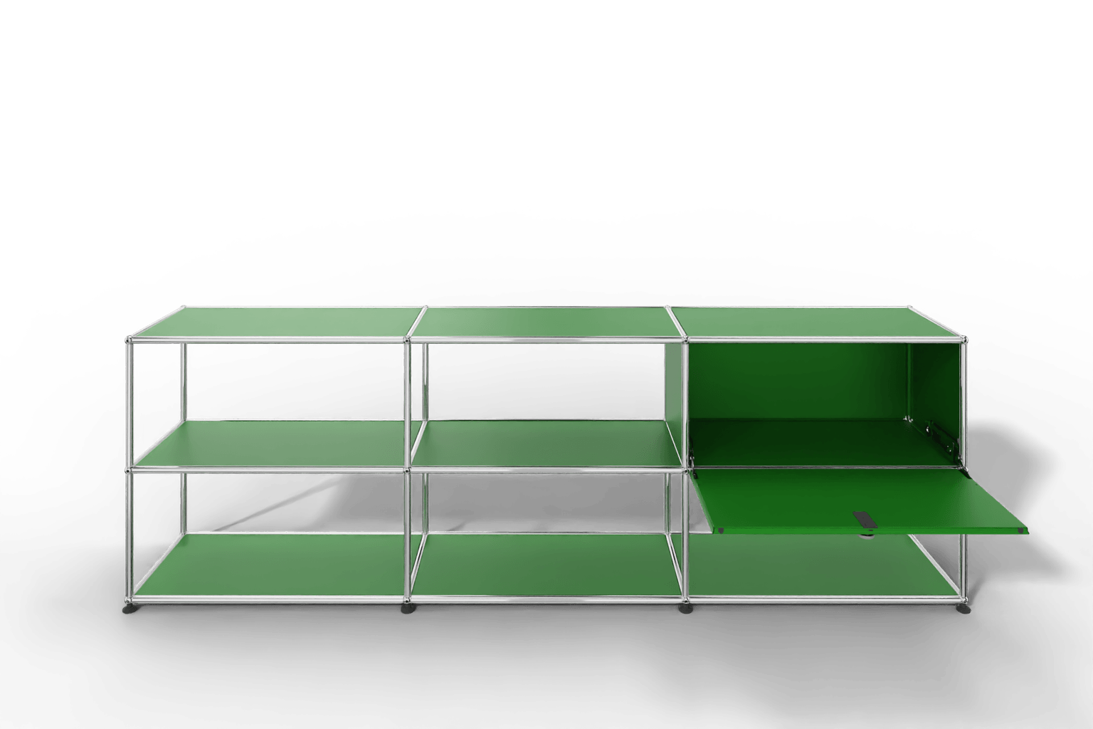 USM Haller Sideboard offen mit einer Klapptüre Produktbild