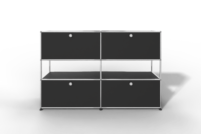 USM Haller Highboard mit 4 Klapptüren und offener Ebene