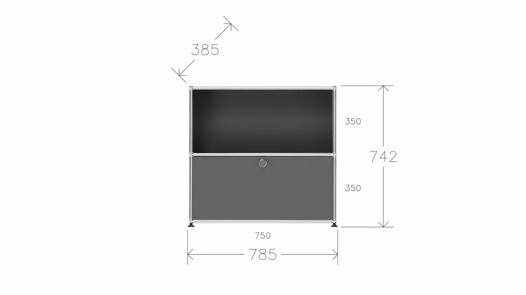 USM Haller Sideboard mit 1 Klapptür Produktbild