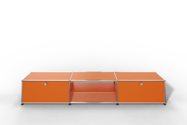 USM Haller TV-Lowboard mit offenem Mittelteil
