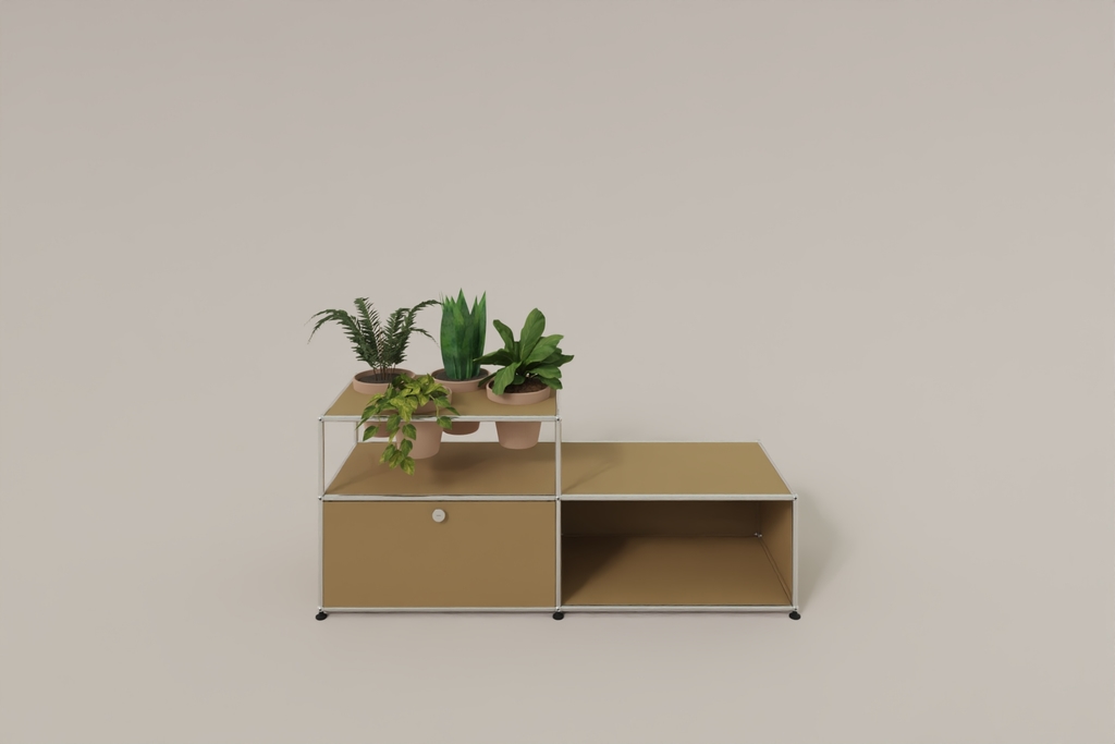 USM Haller Lowboard mit Pflanzeneinlage Produktbild