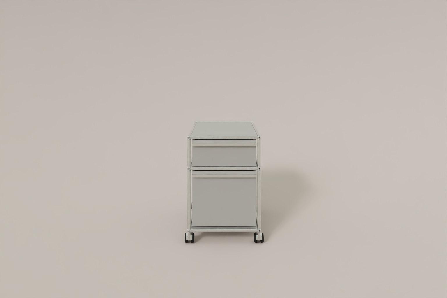 USM Haller Rollcontainer mit Hängeregistratur, wahlweise abschließbar. 14 Farben konfigurierbar. Produktbild