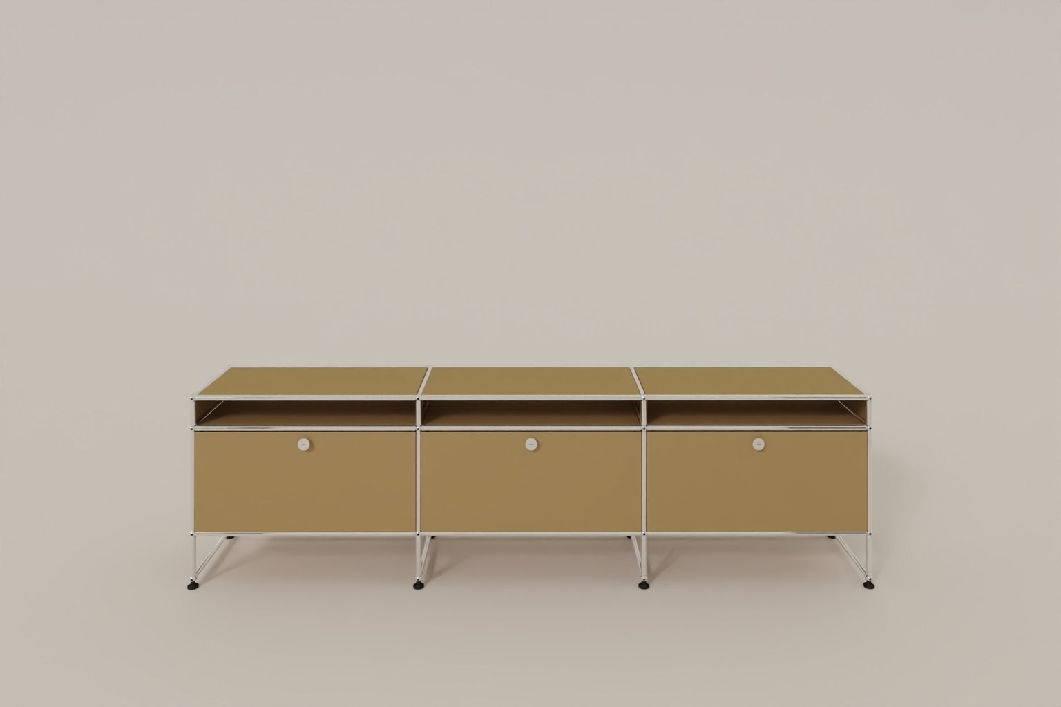 USM Haller TV-Lowboard, von Paul Schärer & Fritz Haller Produktbild
