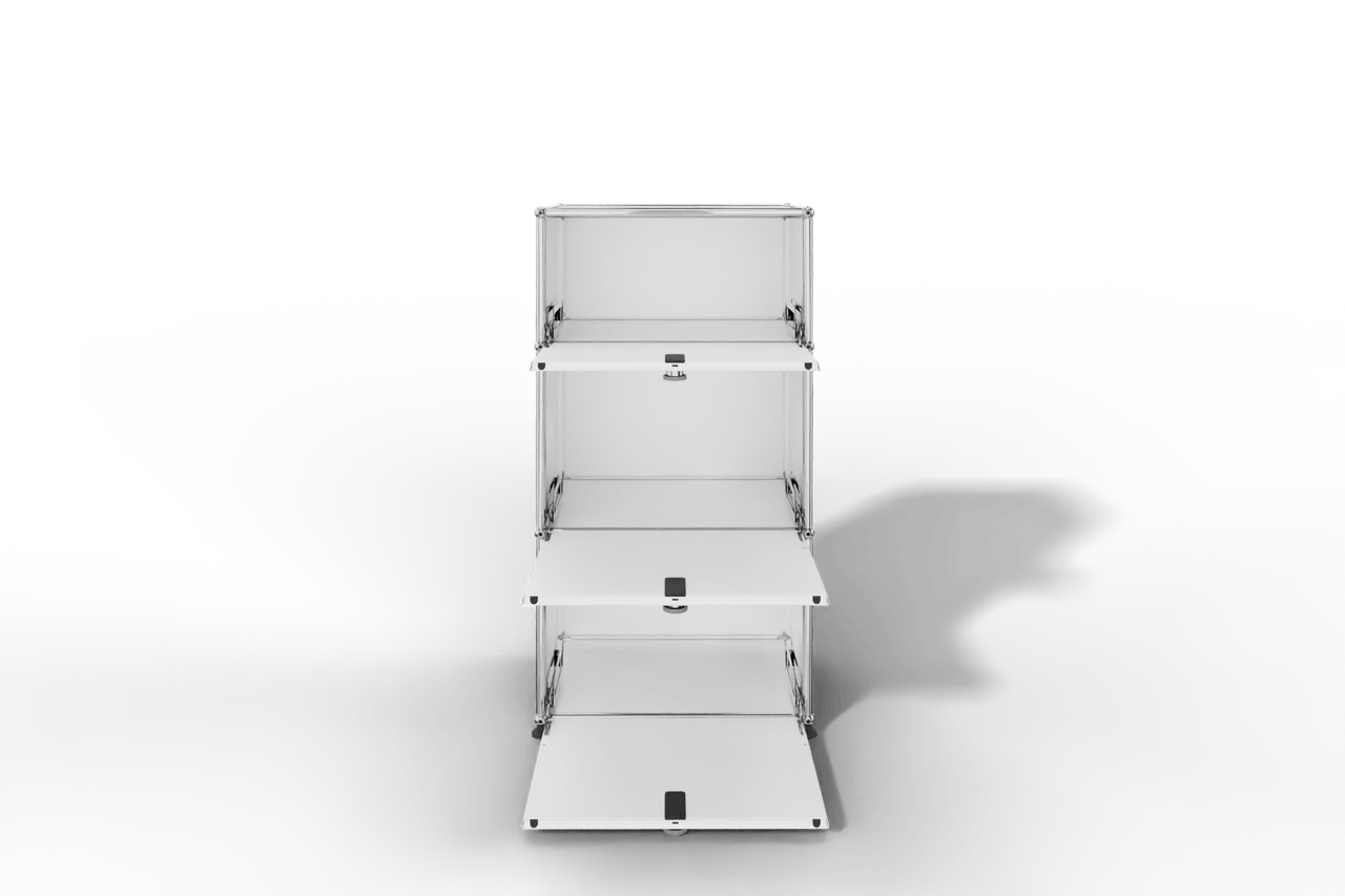 USM Haller schmales Highboard mit 3 Klapptüren. Produktbild