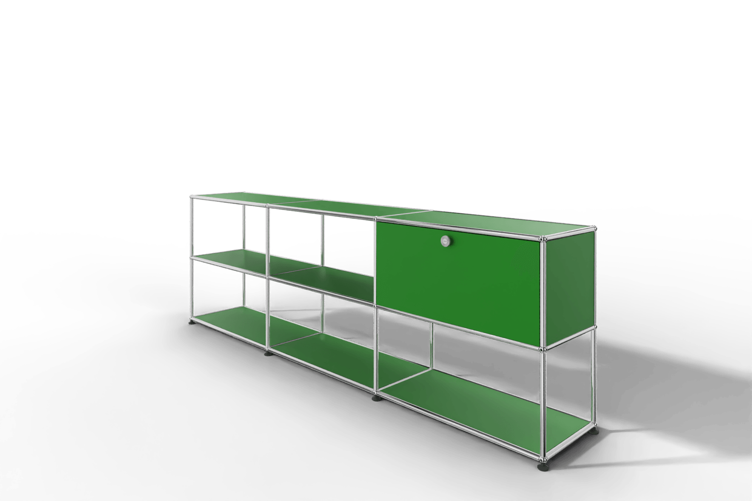 USM Haller Sideboard offen mit einer Klapptüre Produktbild