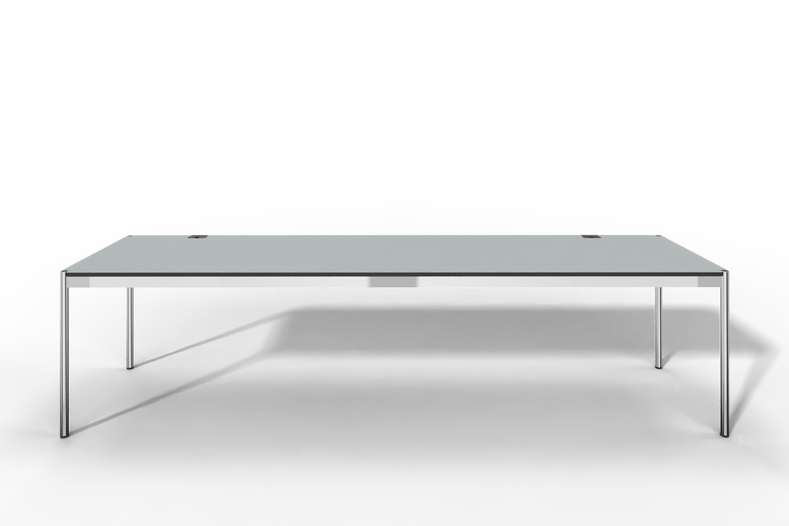 USM Haller Tisch Plus,Tiefe 750 mm, Oberfläche Linoleum Produktbild