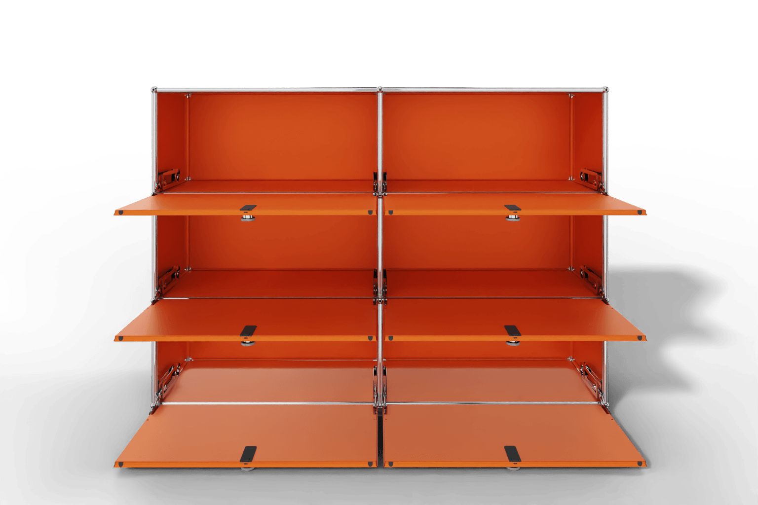 USM Haller Highboard, mit 6 Klapptüren, von Paul Schärer & Fritz Haller Produktbild