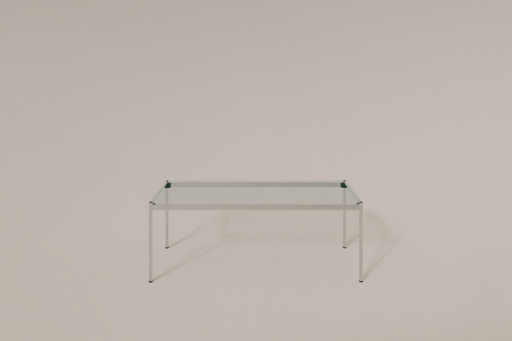 USM Haller Glastisch, Tiefe 750 mm, Länge wählbar Produktbild