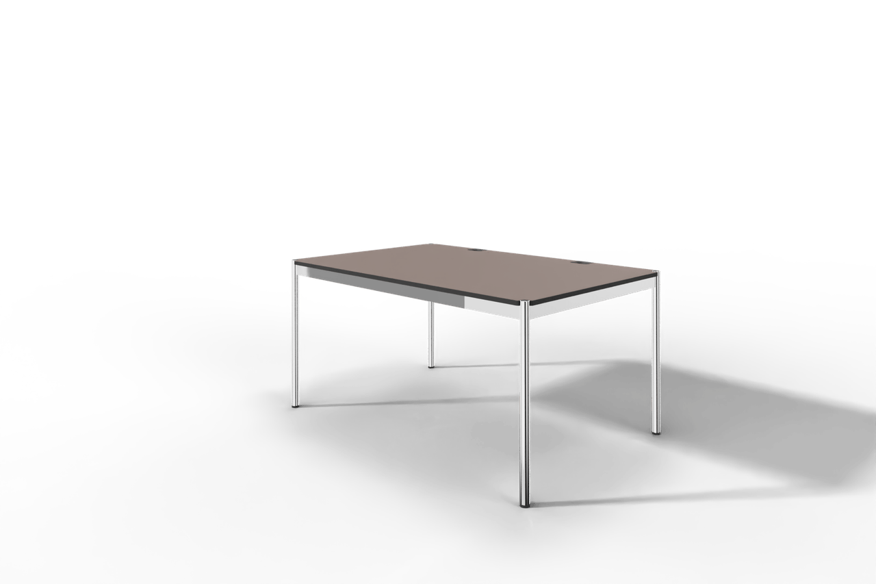 USM Haller Tisch Plus,Tiefe 1000 mm, Oberfläche Linoleum Produktbild