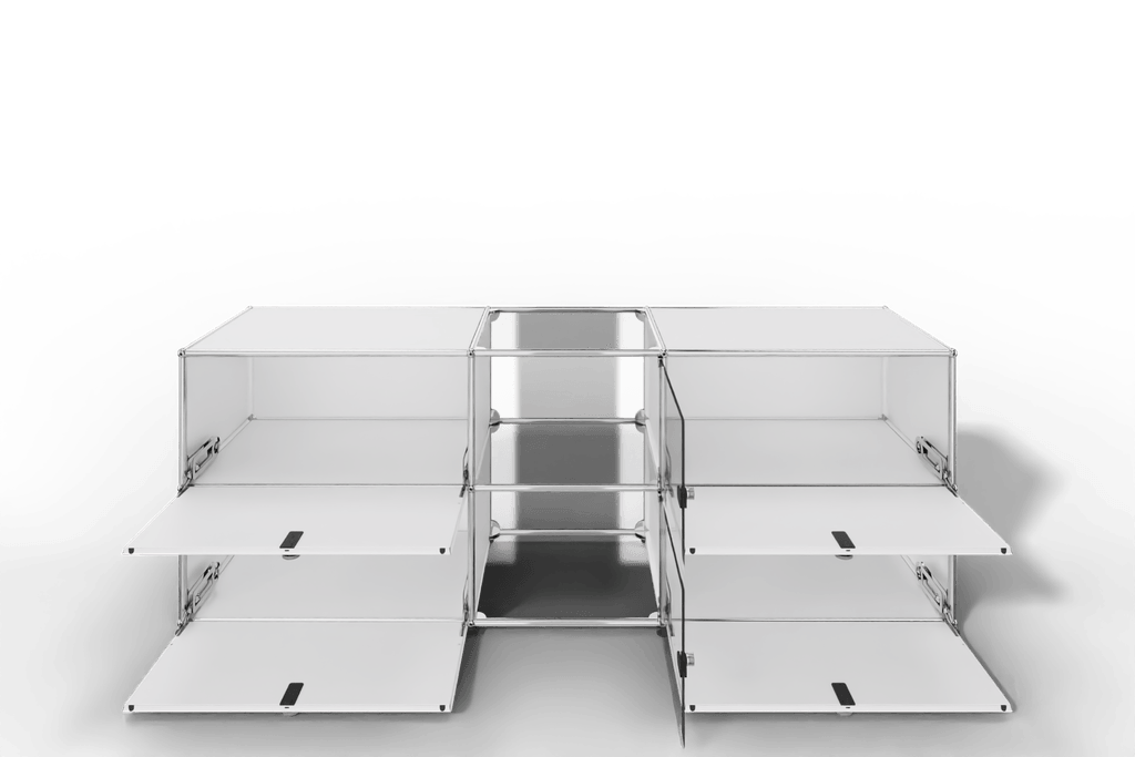 USM Haller Sideboard mit Vitrinen-Element Produktbild
