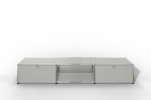 USM Haller TV-Lowboard mit offenem Mittelteil