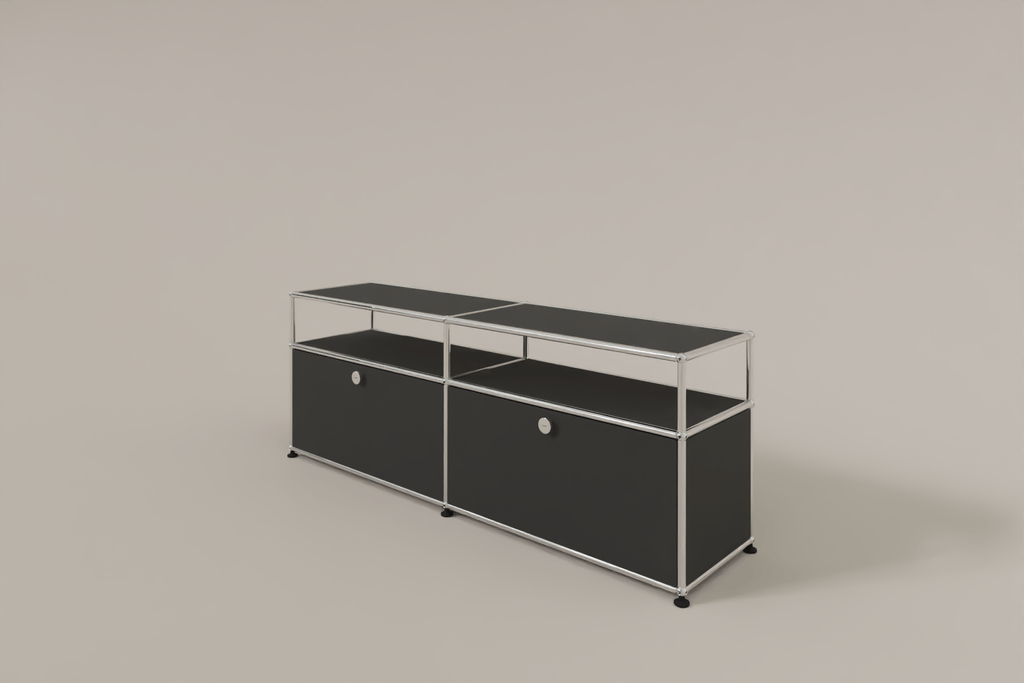 USM Haller Lowboard, mit 2 Klapptüren, von Paul Schärer & Fritz Haller Produktbild
