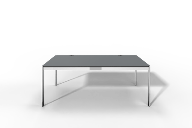 USM Haller Tisch Plus,Tiefe 1000 mm, Oberfläche Linoleum