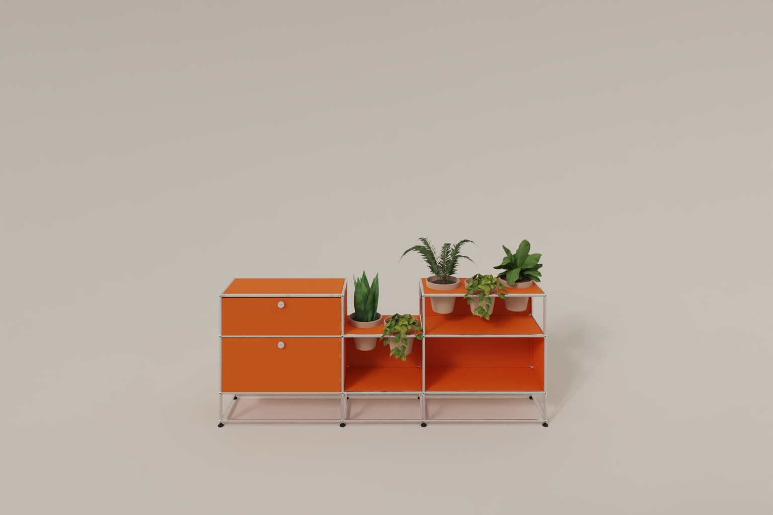 USM Haller Sideboard mit Pflanzeneinlage Produktbild