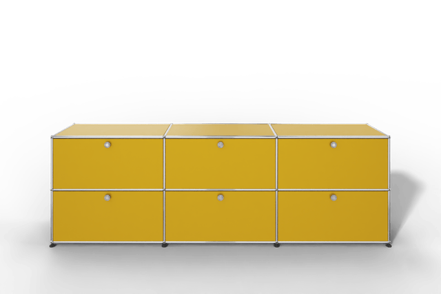 USM Haller Sideboard, mit 6 Klapptüren, von Paul Schärer & Fritz Haller