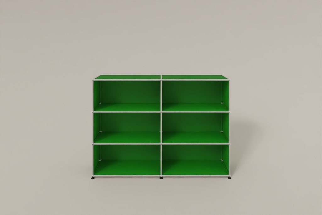 USM Haller Highboard mit 6 offenen Fächern in 14 Farben Produktbild