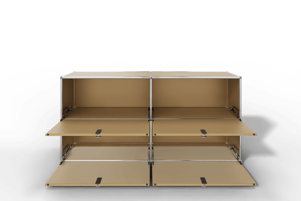 Farbe wählbar - USM Haller Sideboard, mit 4 Klapptüren Produktbild