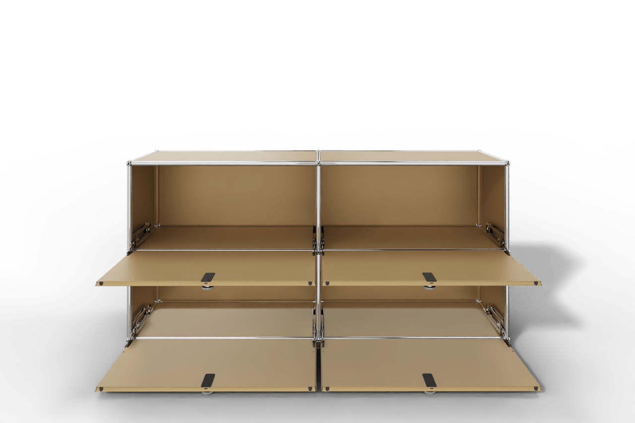 Farbe wählbar - USM Haller Sideboard, mit 4 Klapptüren Produktbild