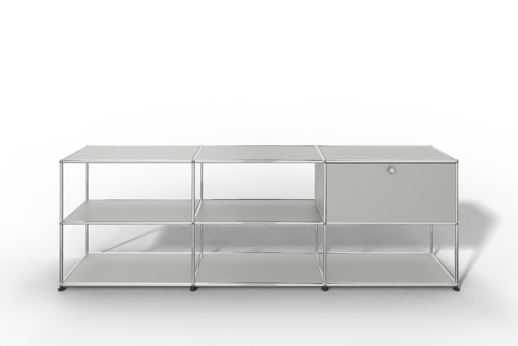 USM Haller Sideboard offen mit einer Klapptüre Produktbild