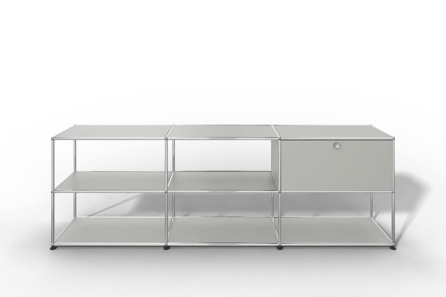 USM Haller Sideboard offen mit einer Klapptüre Produktbild