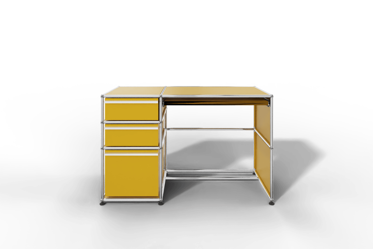 USM Haller Arbeitsplatz mit 3 Schubladen Produktbild