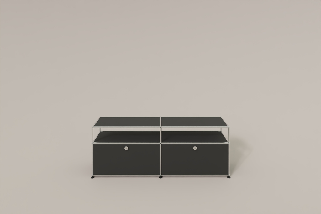 USM Haller Lowboard, mit 2 Klapptüren, von Paul Schärer & Fritz Haller Produktbild