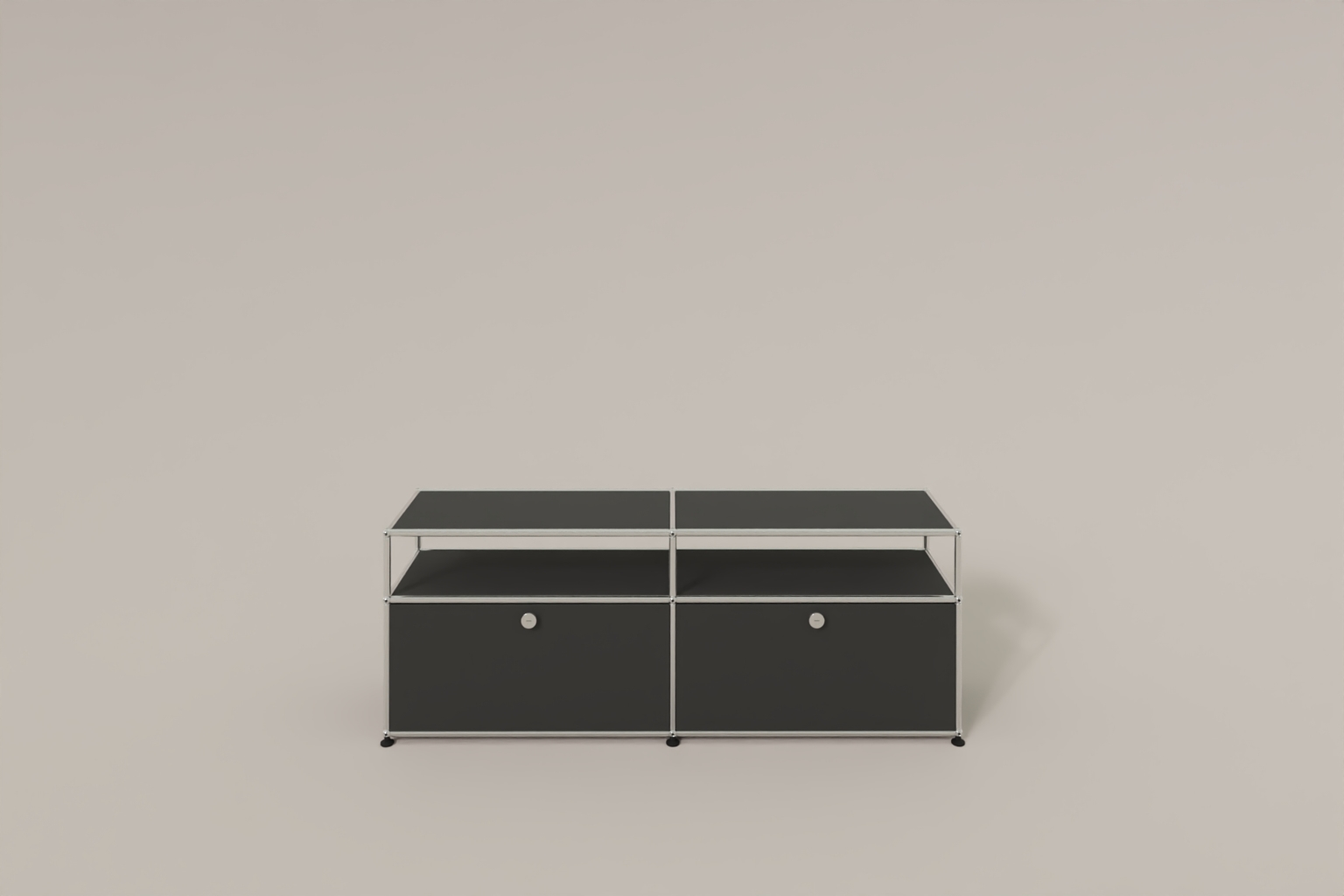 USM Haller Lowboard, mit 2 Klapptüren, von Paul Schärer & Fritz Haller Produktbild