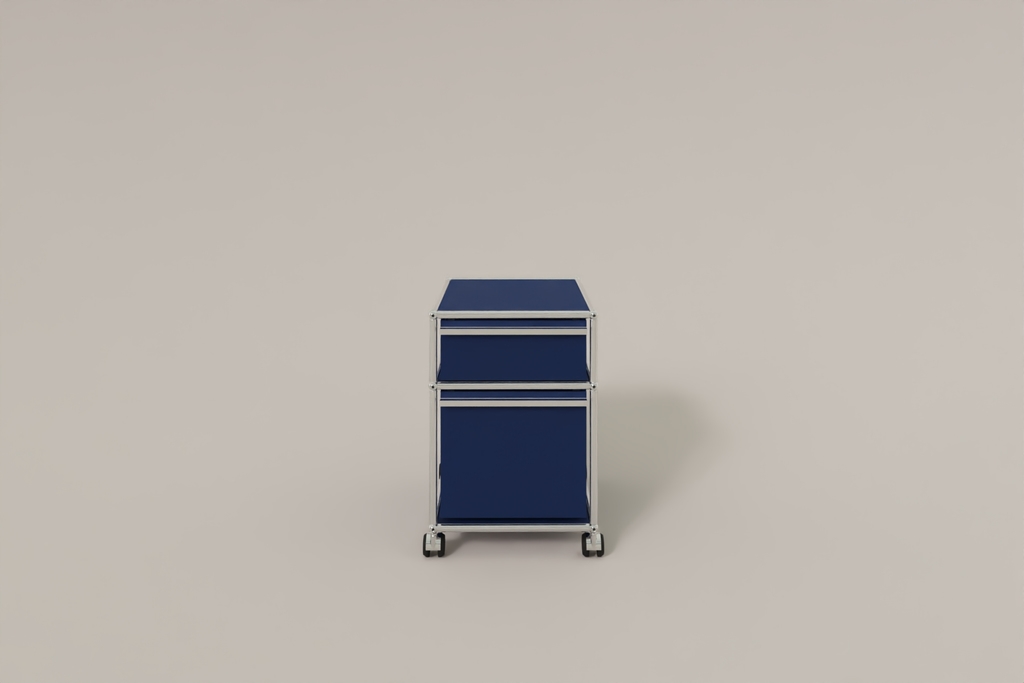 USM Haller Rollcontainer mit Hängeregistratur, wahlweise abschließbar. 14 Farben konfigurierbar. Produktbild