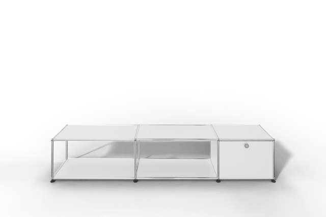 USM Haller Lowboard, mit 1 Klapptüre, von Paul Schärer & Fritz Haller