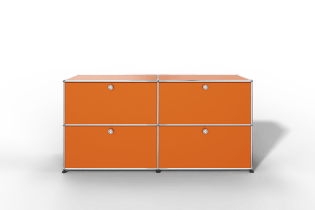 Farbe wählbar - USM Haller Sideboard, mit 4 Klapptüren