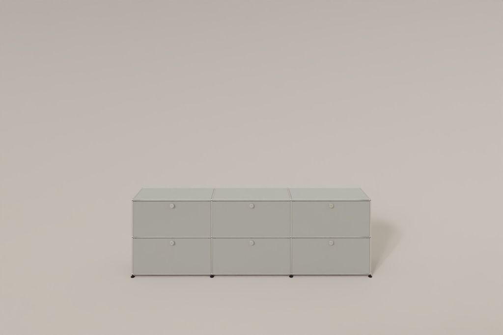 USM Haller Sideboard, mit 6 Klapptüren, von Paul Schärer & Fritz Haller Produktbild