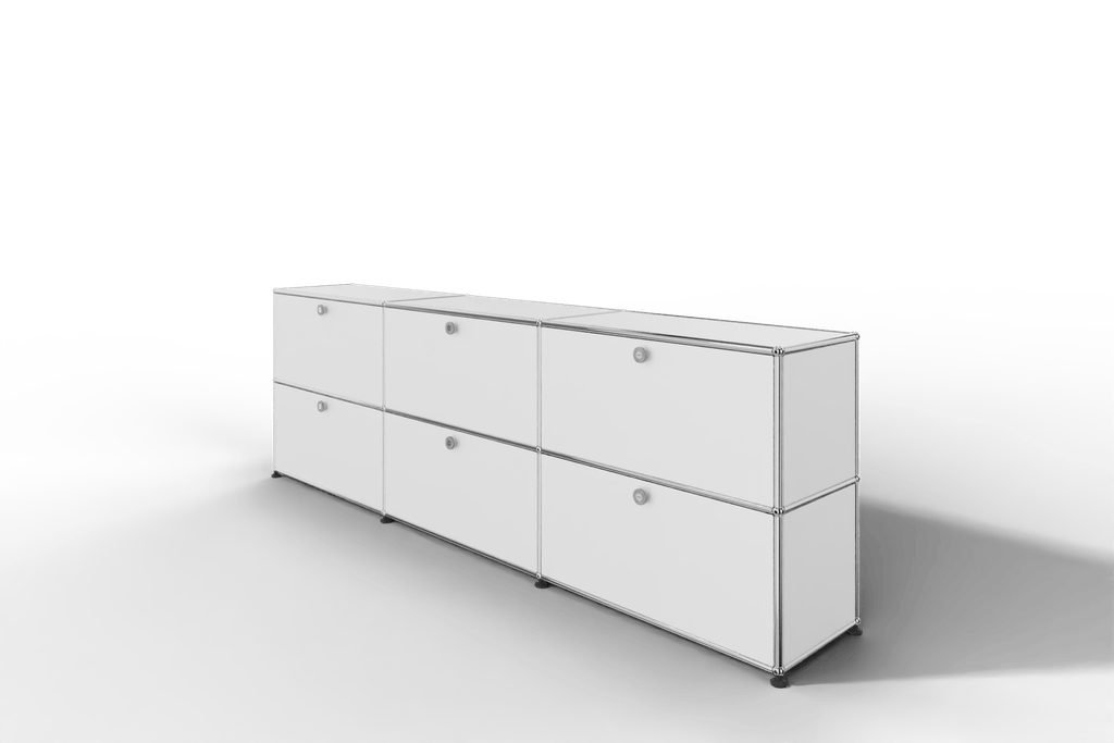 USM Haller Sideboard, mit 6 Klapptüren, von Paul Schärer & Fritz Haller Produktbild