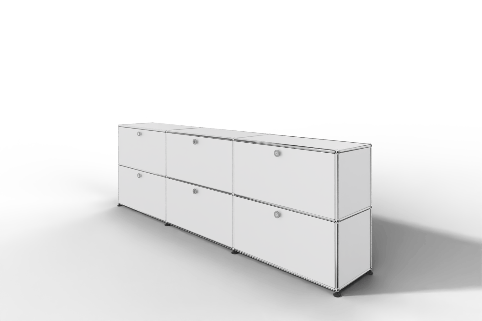 USM Haller Sideboard, mit 6 Klapptüren, von Paul Schärer & Fritz Haller Produktbild