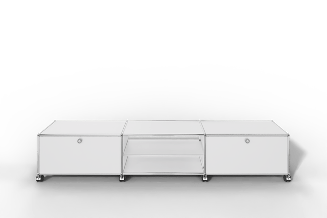 USM Haller TV-Lowboard mit offenem Mittelteil