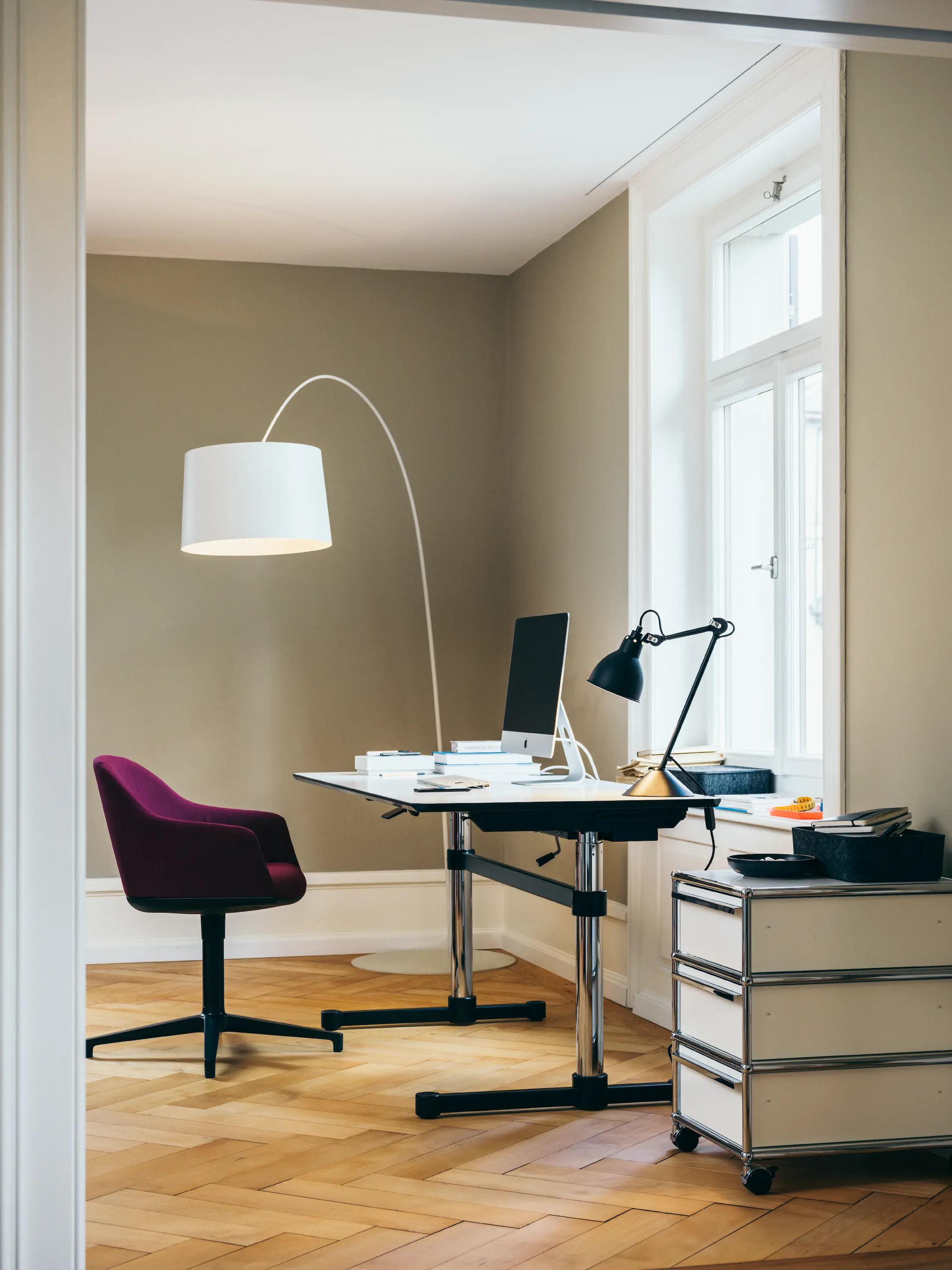 Arbeiten im Wohnzimmer