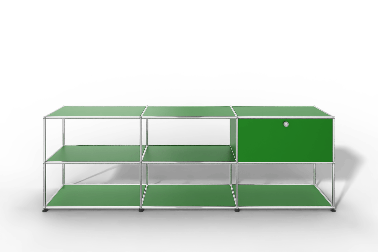 USM Haller Sideboard offen mit einer Klapptüre Produktbild