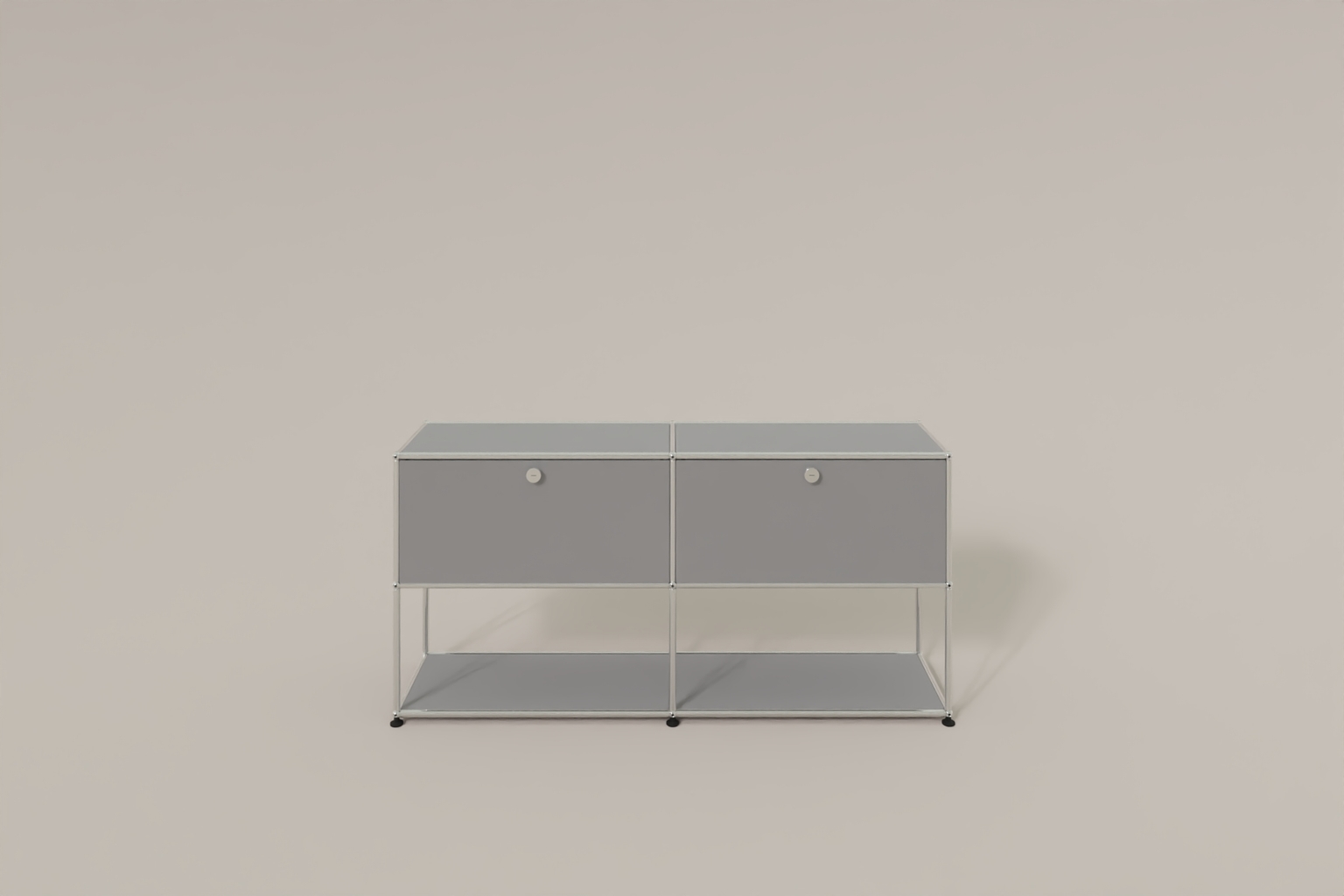 USM Haller Sideboard, 2 Klapptüren, untere Ebene offen Produktbild