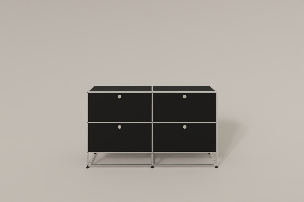 USM Haller Sideboard, mit 4 Klapptüren und Sockel von Paul Schärer & Fritz Haller Produktbild