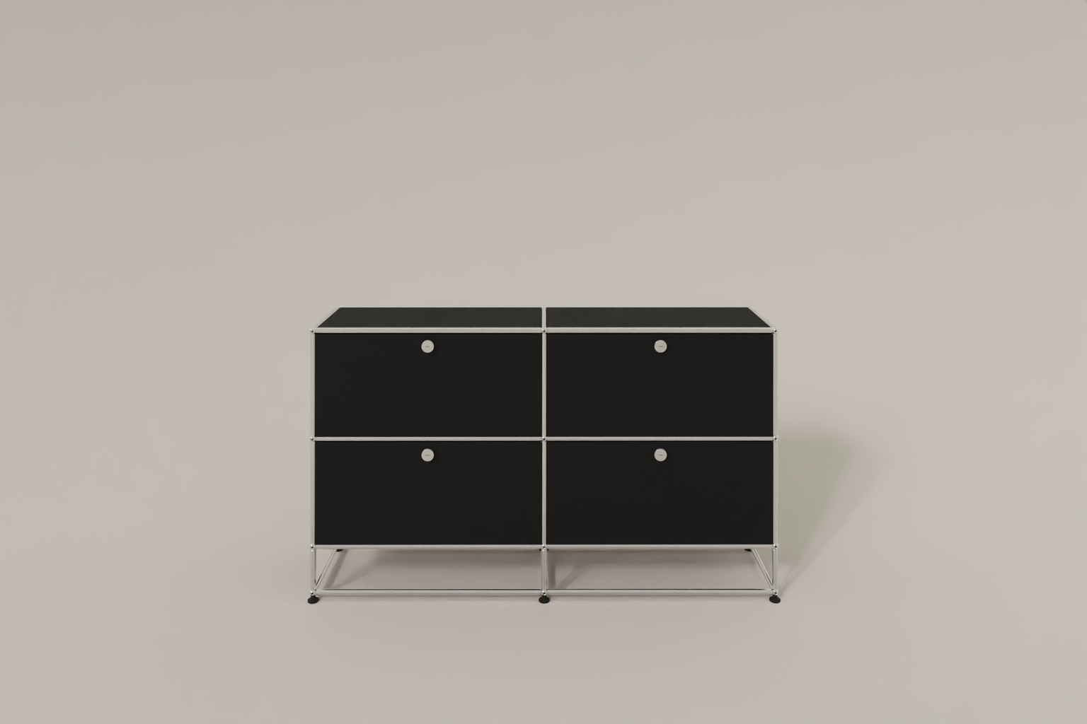 USM Haller Sideboard, mit 4 Klapptüren und Sockel von Paul Schärer & Fritz Haller Produktbild