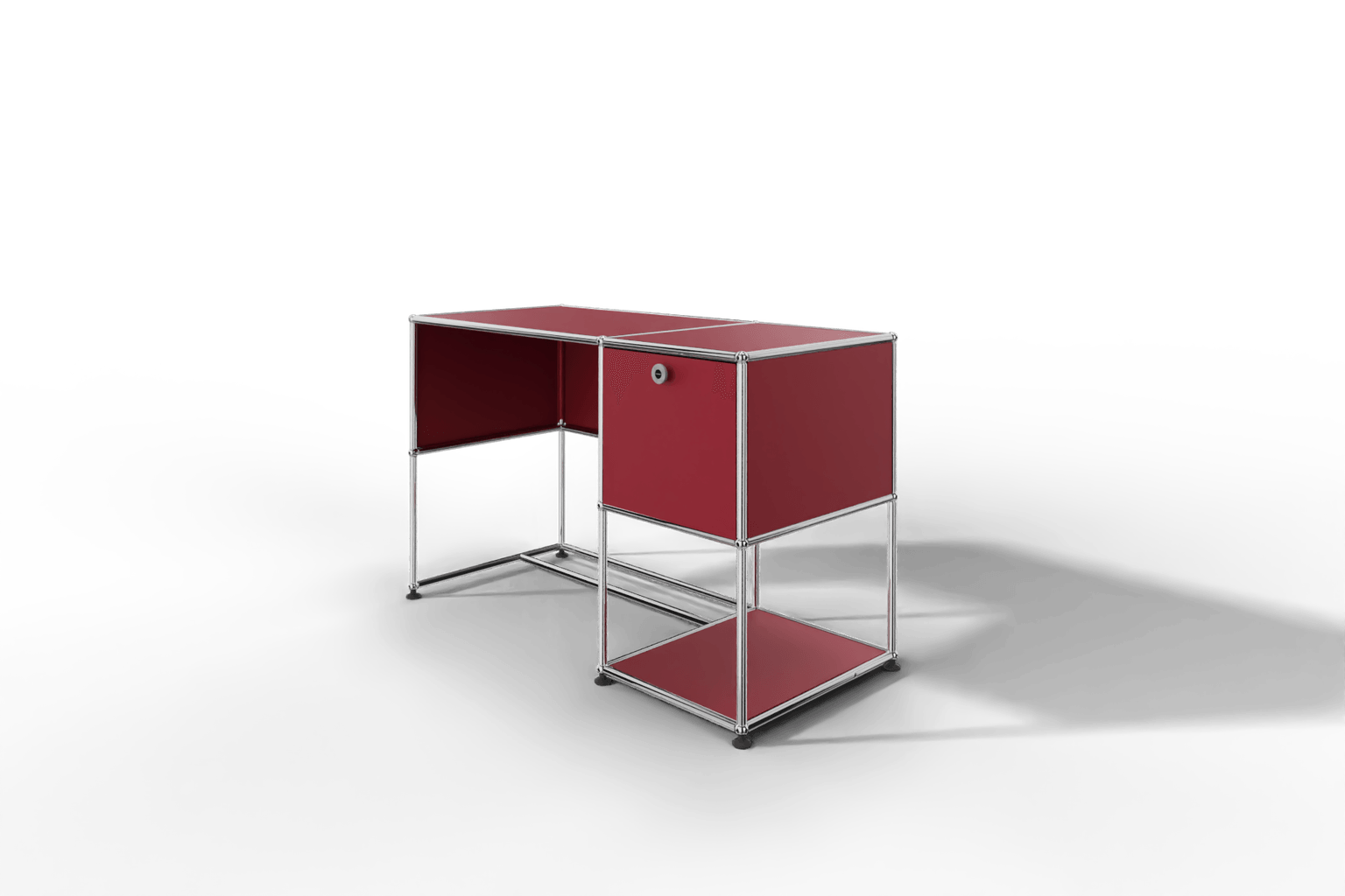 USM Haller Arbeitsplatz mit Klapptüre Produktbild