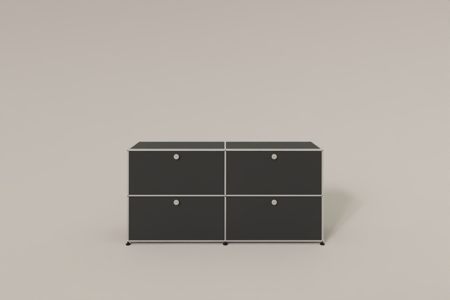 Farbe wählbar - USM Haller Sideboard, mit 4 Klapptüren Produktbild