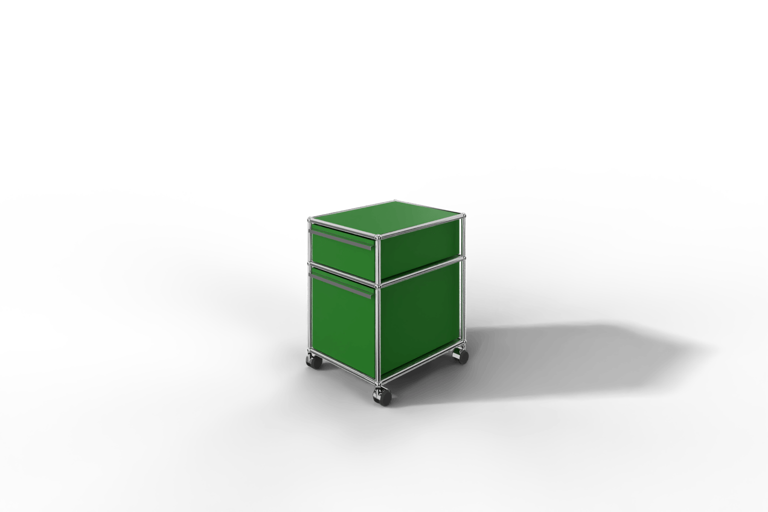 USM Haller Rollcontainer mit Hängeregistratur, wahlweise abschließbar. 14 Farben konfigurierbar. Produktbild