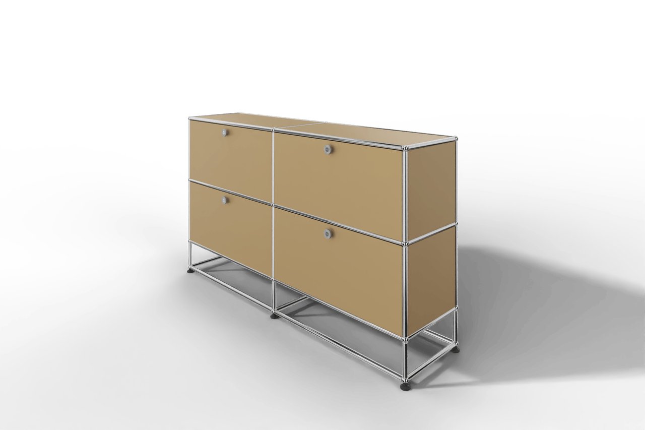 USM Haller Sideboard, mit 4 Klapptüren und Sockel von Paul Schärer & Fritz Haller Produktbild