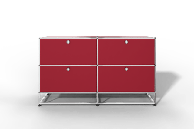 USM Haller Sideboard, mit 4 Klapptüren und Sockel von Paul Schärer & Fritz Haller