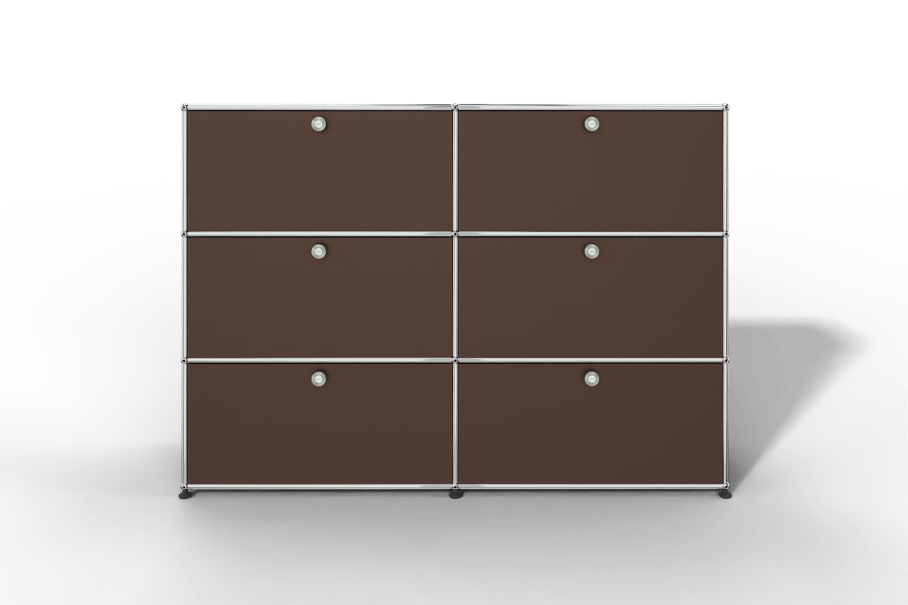 USM Haller Highboard, mit 6 Klapptüren, von Paul Schärer & Fritz Haller Produktbild
