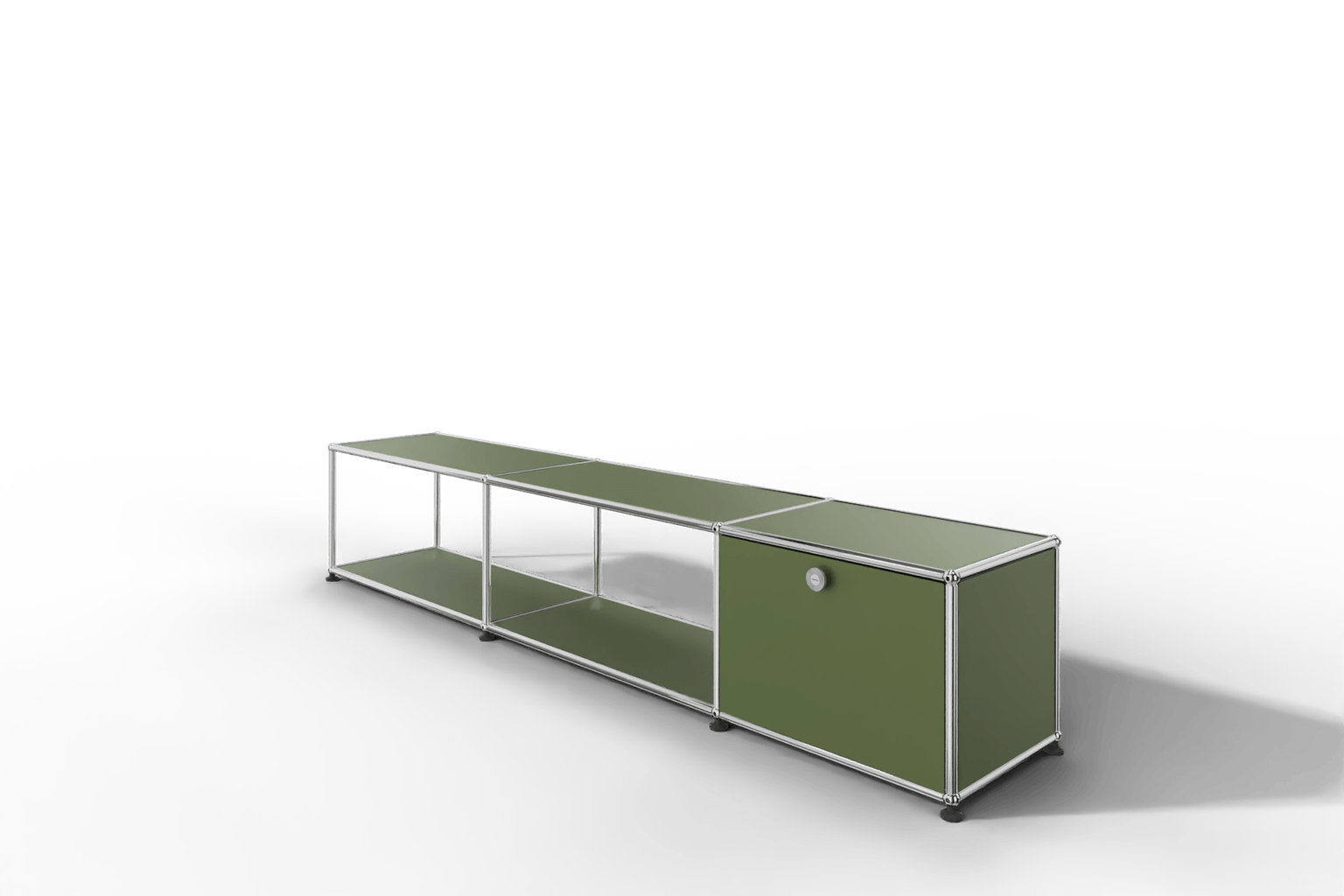 USM Haller Lowboard, mit 1 Klapptüre, von Paul Schärer & Fritz Haller Produktbild