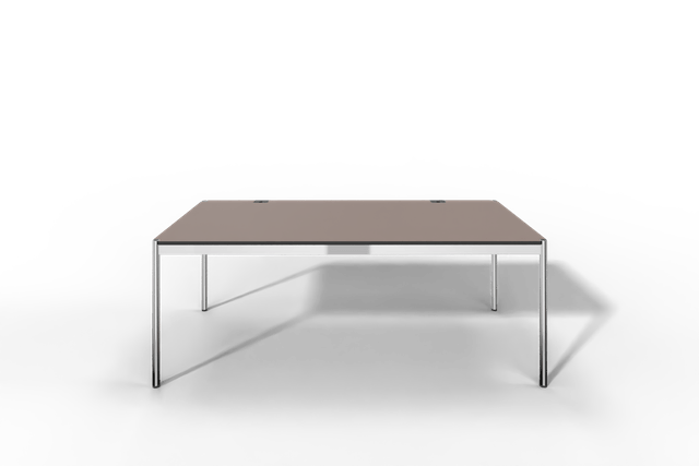 USM Haller Tisch Plus,Tiefe 1000 mm, Oberfläche Linoleum